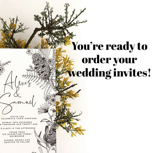 FREE! Ordering your Invites-TIPS and CHECKLIST
